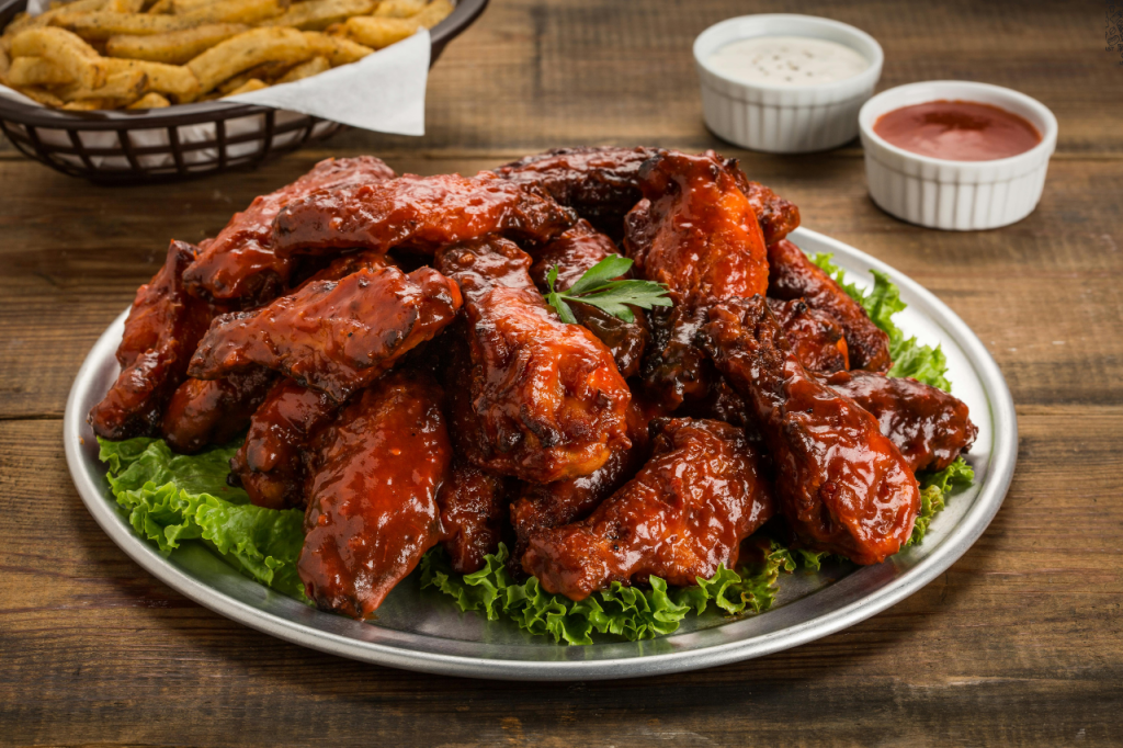 Chicken Nuggets with Salad